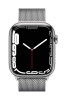 Apple Watch S7 Cell 45mm Silver Steel, Milanese L.