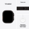 Apple Watch Ultra 3 GPS + Cellular Black Titanium Case with Black/Charcoal Trail Loop - M/L