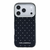 Karl Lagerfeld Rhinestones iPhone 18 Pro Max,Black