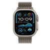 Apple 49mm Milanese Loop - Large Natural Titanium