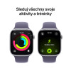 Apple Watch Series 11 GPS + Cellular 42mm Silver Aluminium Case with Purple Fog Sport Band - M/L
