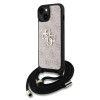 Guess PU 4G Metal Logo Crossbody iPhone 15, Pink