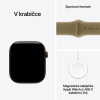 Apple Watch Series 12 Cellular 42mm Dark Bronze, Olive Sport Band, M/L