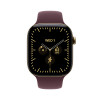 Apple Watch Series 12 Cellular 46mm Radint Gold Titanium, Burgundy Sport Band, S/M