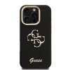 Guess 4G Logo Stand Camera Frame iPhone 16 Pro, Bl