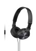 Sony MDR-ZX310AP sluchátka 30mm s mostem, Black