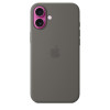 iPhone 16 Plus Silicone Case MagSafe Stone Grey