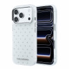 Karl Lagerfeld Rhinestones iPhone 18 Pro Max,White