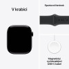 Apple Watch Series 11 GPS 46mm Jet Black Aluminium Case with Black Sport Band - M/L