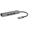 Epico USB-C hub slim Silver