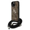 Guess PU 4G Metal Logo Crossbody iPhone 15, Brown
