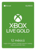Microsoft Xbox Live Gold 12 měsíců