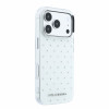 Karl Lagerfeld Rhinestones iPhone 18 Pro Max,White