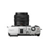 OM SYSTEM PEN body silver Zuiko 14-42mm black
