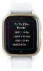 Garmin Venu SQ2, Cream Gold/White Silicone Band