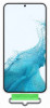 Samsung Silicone Cover with Strap S22+, White