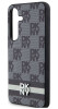 DKNY Checkered Pattern and Stripe Galaxy S24,Black
