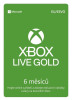 Microsoft Game Pass Live Gold 6 měsíců