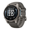 Garmin fenix 9 43mm Titanium/Pebble Gray Sport Band