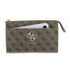Guess PU 4G Metal Logo kabelka na telefon, Brown