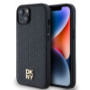 DKNY Repeat Pattern Stack Logo iPhone 15, Black