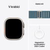 Apple Watch Ultra 3 GPS + Cellular Natural Titanium Case with Light Blue Alpine Loop - Medium