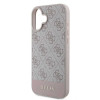 Guess PU 4G Stripe zadní kryt iPhone 16, Pink