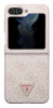 Guess Leather Triangle Case Galaxy Z Flip 5, Pink