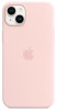 iPhone 14 Plus Silicone Case MagSafe - Chalk Pink