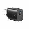 SWISSTEN EDGE GaN 1x USB-C PD 25W+1x USB-A 18W