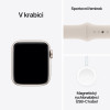 Apple Watch SE 44mm Starlight, Starlight SB, S/M