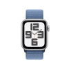 Apple Watch SE 40mm Silver, Blue Sport Loop
