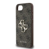 Guess PU 4G Metal Logo kryt pro iPhone 16e, Brown