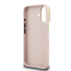 Guess 4G Logo Stand Camera Frame iPhone 16, Pink