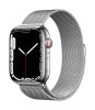 Apple Watch S7 Cell 45mm Silver Steel, Milanese L.