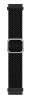 Aligator Watch Straps 20 textilní řemínek, Black