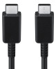 Samsung EP-DN975BB dat kabel 5A USB-C/USB-C, Black