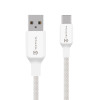Tactical Stitch Thread Cable USB-A/USB-C 1m White