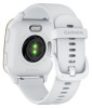 Garmin Venu SQ2, Cream Gold/White Silicone Band
