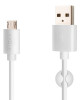 FIXED datový kabel USB/microUSB, 2m, White