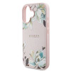 Guess PU Grained Magnolia MagSafe iPhone 16, Pink
