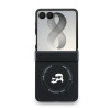 Karl Lagerfeld Heads Magsafe Galaxy Z Flip 8 Black