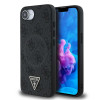 Guess PU 4G Triangle Logo MagSafe iPhone 16e,Black