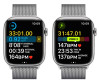 Apple Watch S8 Cell 45mm Silver Steel, Milanese L.