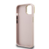 Guess 4G Logo Stand Camera Frame iPhone 15, Pink