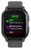 Garmin Venu SQ2, Slate/Shadow Gray Silicone Band