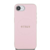 Guess Grained Classic Logo MagSafe iPhone 16e PNK