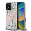 Guess PU Grained Roses 4G Logo iPhone 16 Pro, Pink