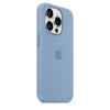 iPhone 15 Pro Silicone Case MagSafe Winter Blue