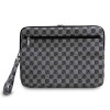 DKNY Checkered Pattern and Stripe 15/16", Black